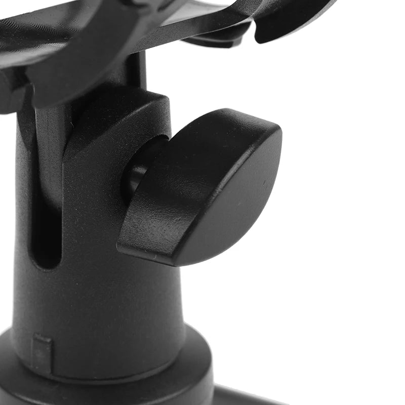 Desktop Microphone Tripod Stand, Height Adjustable, for Computer Recording and Live Streaming, Includes Windproof Cover and Pop Filter Set