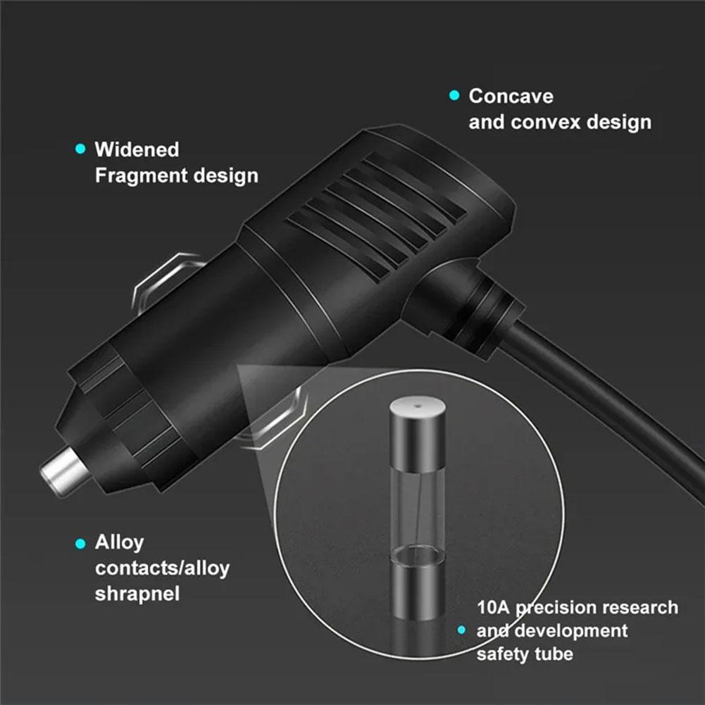 120W Car Charger 12V 24V 3 Socket Cigarette Lighter Splitter Dual USB PD Car Power Conversion Plug Fast Charge Adapter For Phone