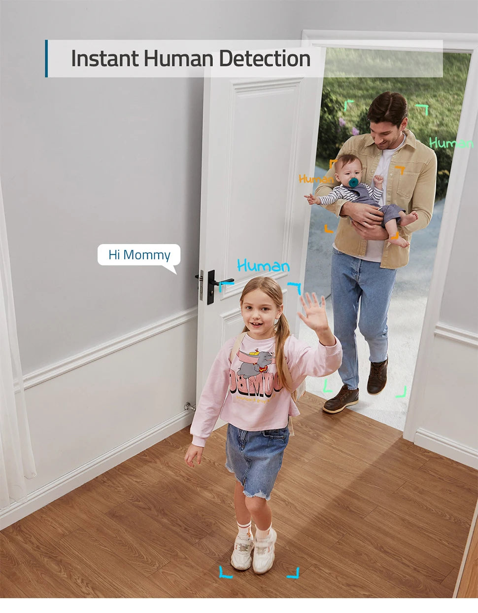 eufy Security Solo 2K Indoor Cam P24 Protect Pan & Tilt Mini Wifi Camera Human AI Voice Assistant Compatibility Motion Track
