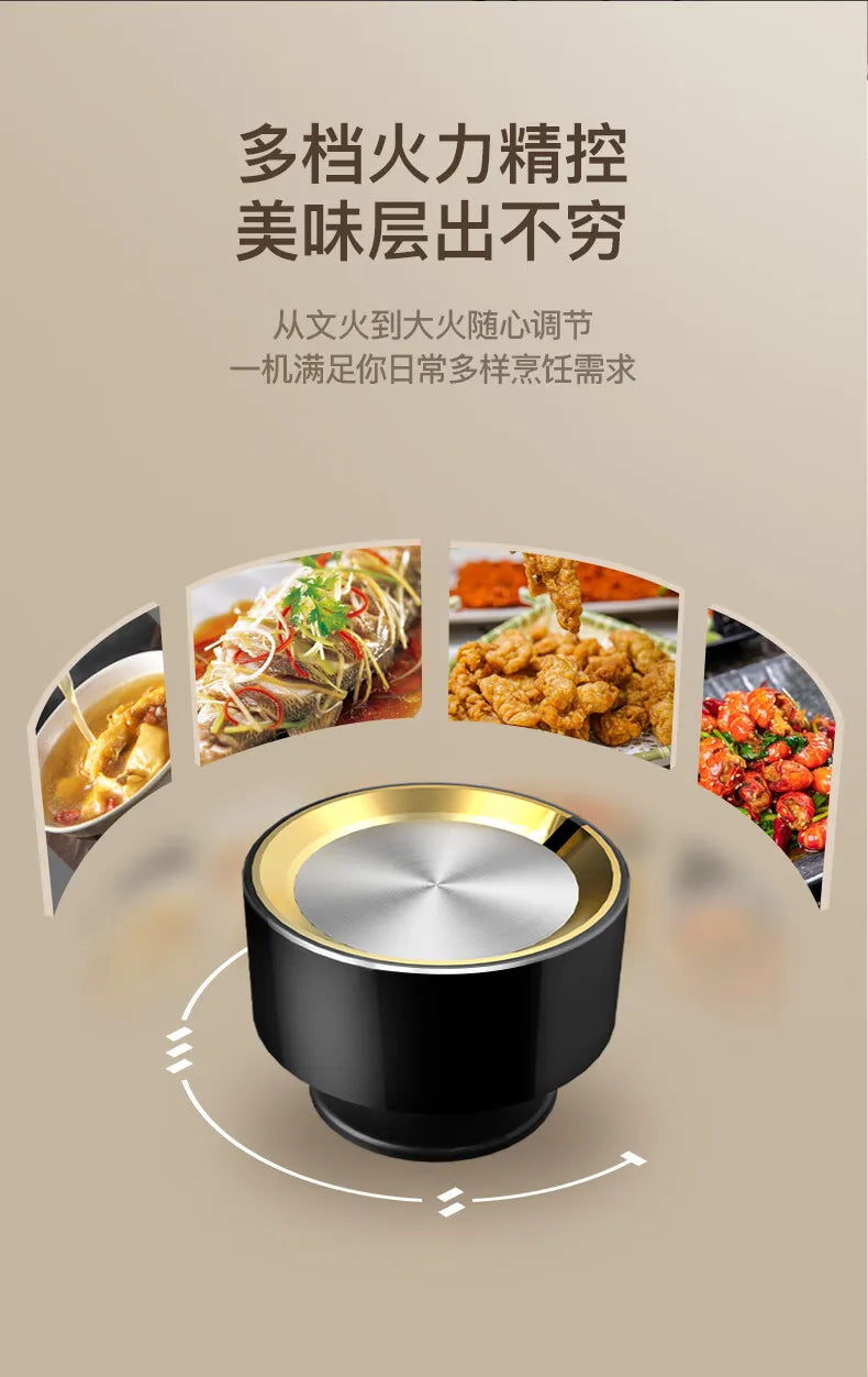5.2kW gas stove, nine-cavity liquefied petroleum gas high-power stove, built-in countertop stove.