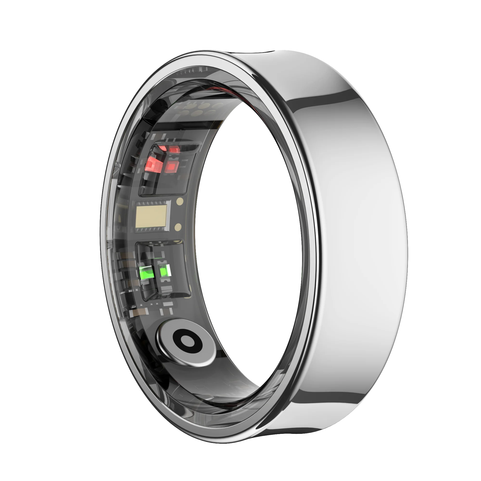 Amovan Smart Ring Premium Temperature Remote Control Sports Sleep Health Fitness Fasion Ring for Samsung iOS Phone for Woman Man