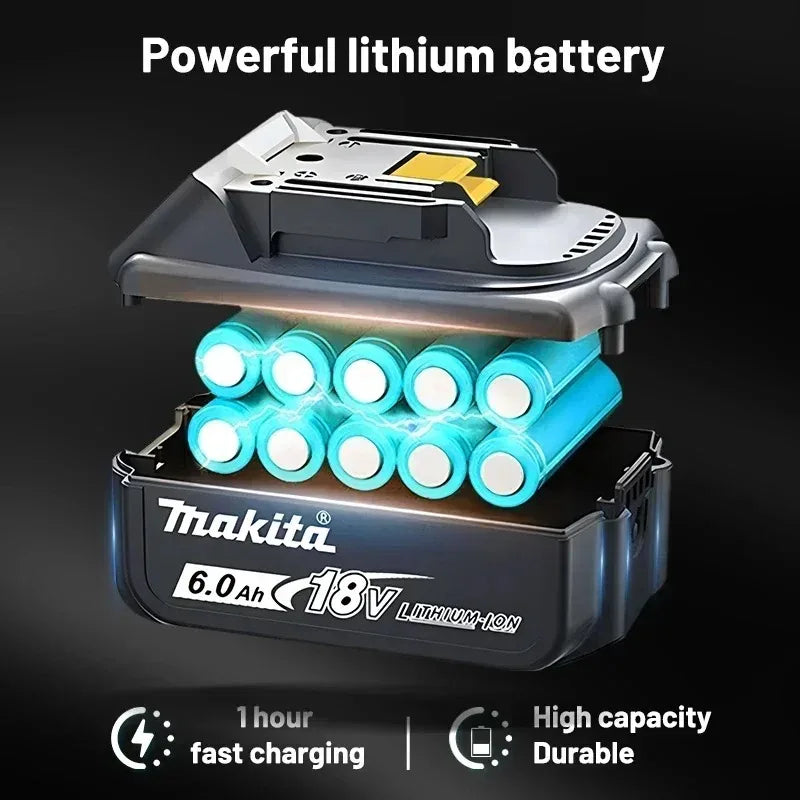Authorize the sale of Original 18v Makita battery 6.0Ah BL1860B 5.0Ah BL1850B 9.0Ah 3.0Ah BL1830B-BL1820B+Stable 18V Output⭐⭐⭐⭐⭐