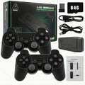 Basix 2.4G Dual Wireless Video Game Stick Joystick Console Gaming Stick 4K 20000+ Gaming 64GB Retro Gaming Thanksgiving Gift