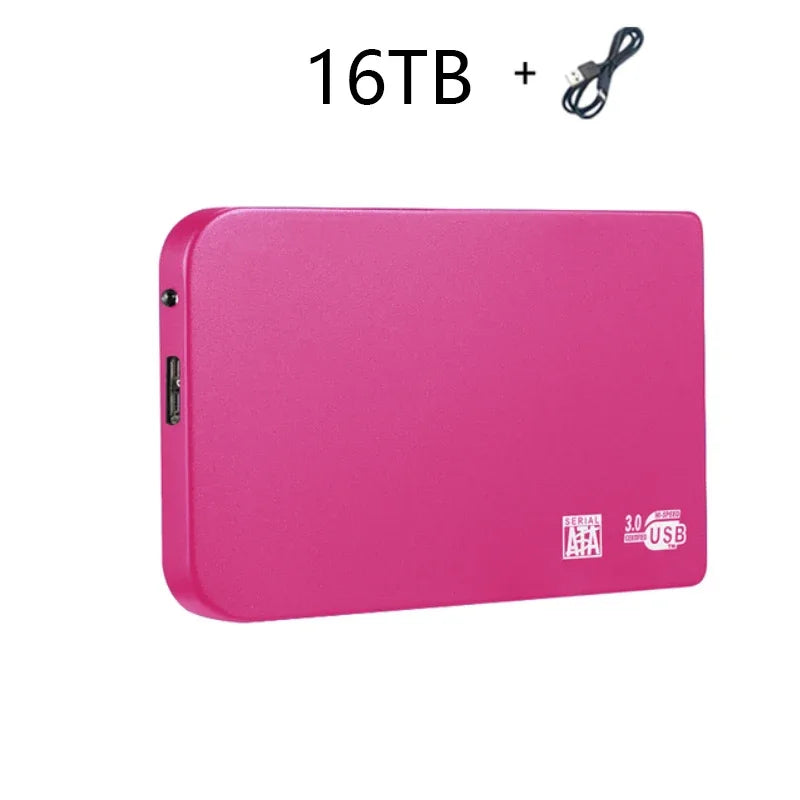 Lenovo XIAGAI 128TB High-speed SSD USB 3.0 Enclosure Mobile Hard Drive Cases for SD External Storage HDD Box With for Laptops