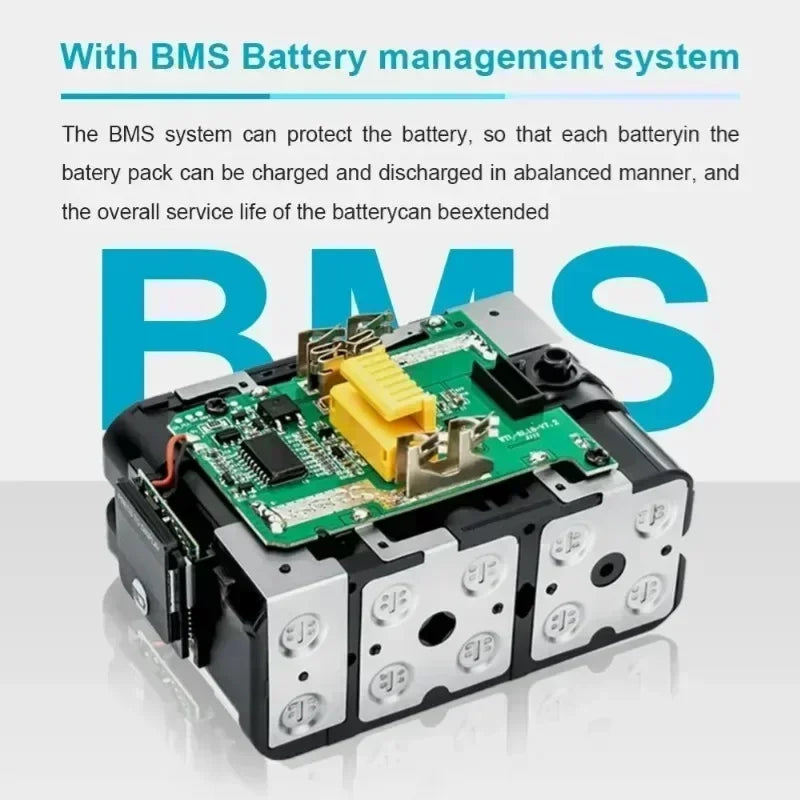 100% Genuine Makita 6Ah for Makita 18V Battery BL1860B BL1840 BL1830B BL1850B BL1850 BL1860 BL1815 Replacement Lithium Battery