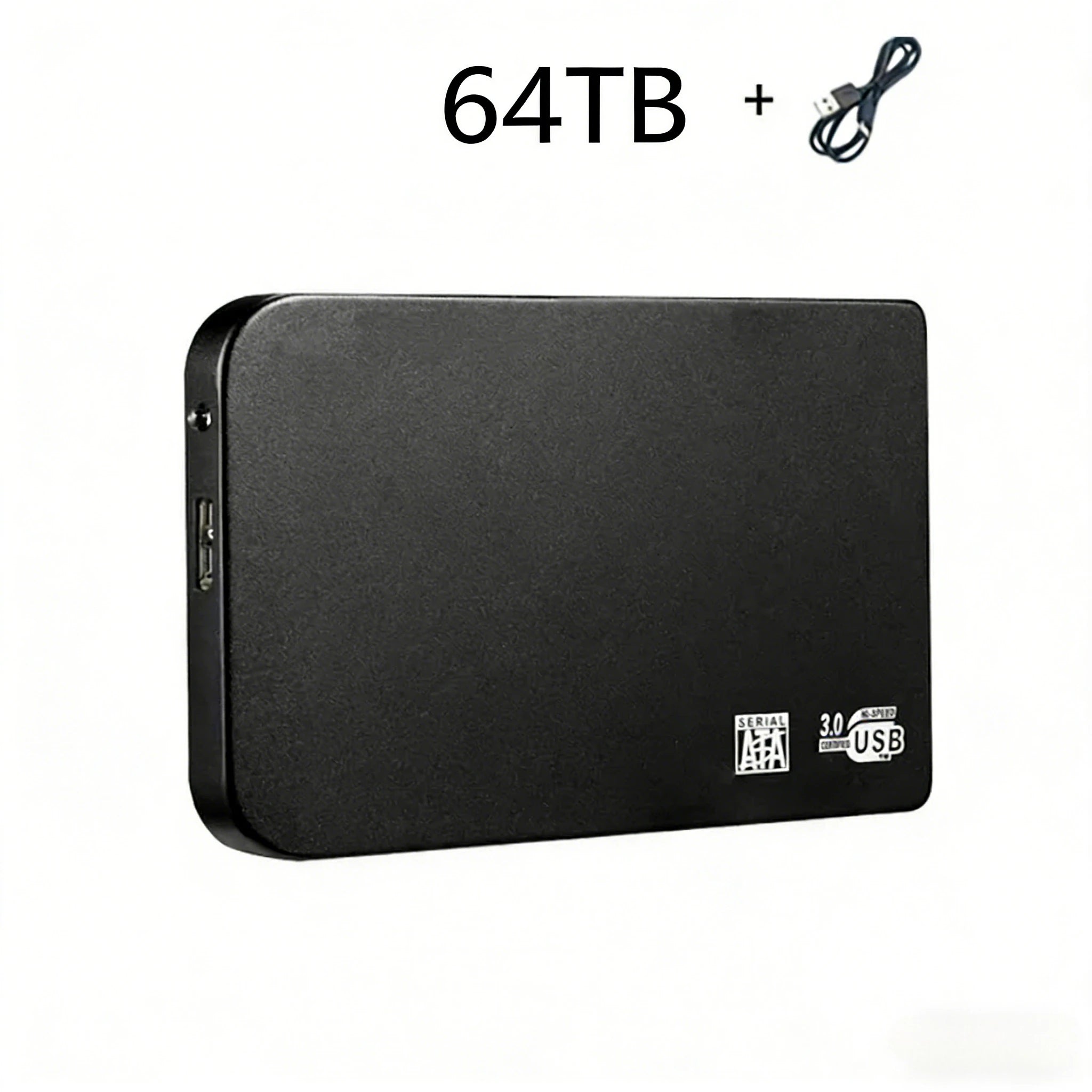 Lenovo XIAGAI 128TB High-speed SSD USB 3.0 Enclosure Mobile Hard Drive Cases for SD External Storage HDD Box With for Laptops