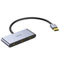 8K DP Splitter to 3DisplayPort MST Hub DP Distributor MultiStream Display DP Splitter Adapter for GraphicCard Laptop Monitor TV