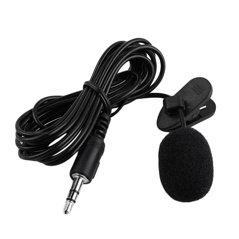 1.5m Mini Portable Lavalier Microphone Condenser Clip-on Lapel Mic Wired USB 3.5mm Type C Microphone For Laptop PC DSLR Camera