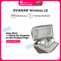 HIFIMAN SVANAR Wireless LE Noise Cancelling Bluetooth in-Ear Hi-Fi Earphones with Hymalaya DAC, Topology Diaphragm Driver, IPX5