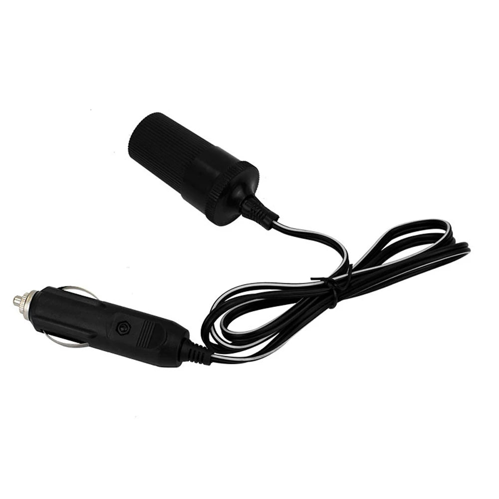 Car Cigarette Lighter Plug Socket Extension Cable 12V Car Power Distributor Car Female Socket Extension Cable 1m Car Supplies