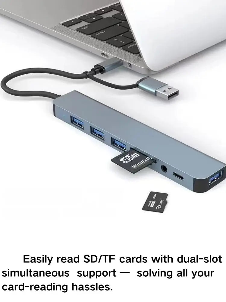 3-in-1 USB-C Hub:type-c 3 in 1 PD100W+HDMI(4K/30Hz)+USB3.0