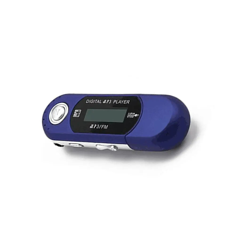 Mini MP3 Player USB 2.0 Small Flash Drive Multilanguage LCD Music Player with 3.5mm Audio Jack Automatic Shutdown High Quality