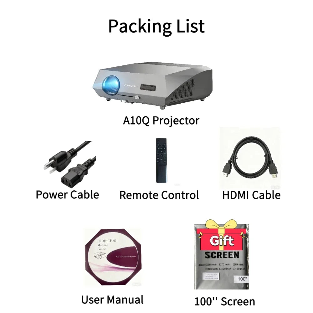4K 3500 ANSI native full hd video projector 2.4+5G wifi auto focus android TV movies video projector NFC daytime home theater