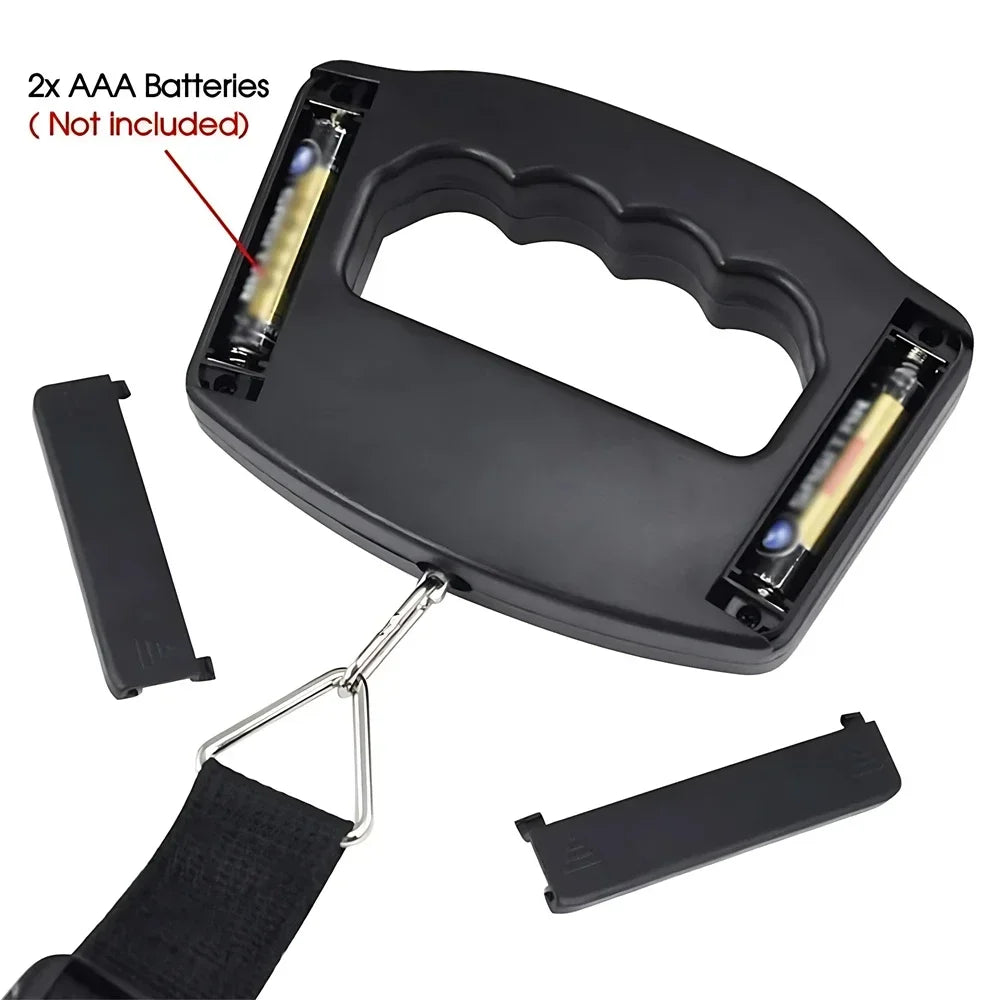 50kg Digital Luggage Scale Portable Suitcase Scale Handheld Electronic Scales Backlight Digital Display Travel Accessories
