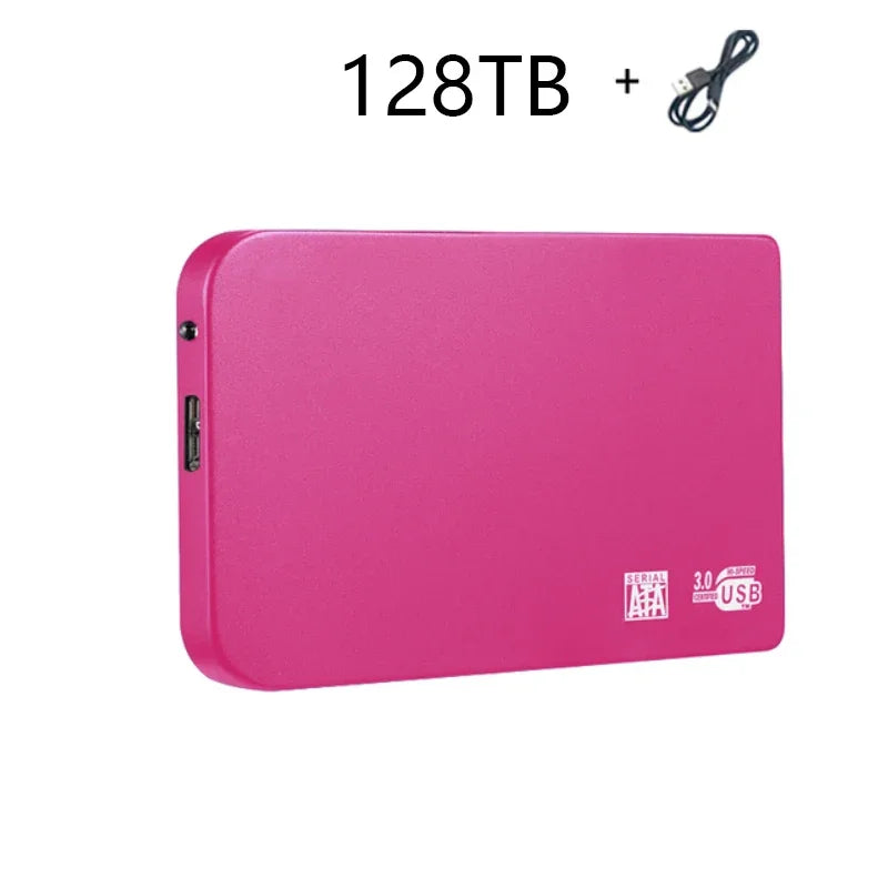 Lenovo XIAGAI 128TB High-speed SSD USB 3.0 Enclosure Mobile Hard Drive Cases for SD External Storage HDD Box With for Laptops