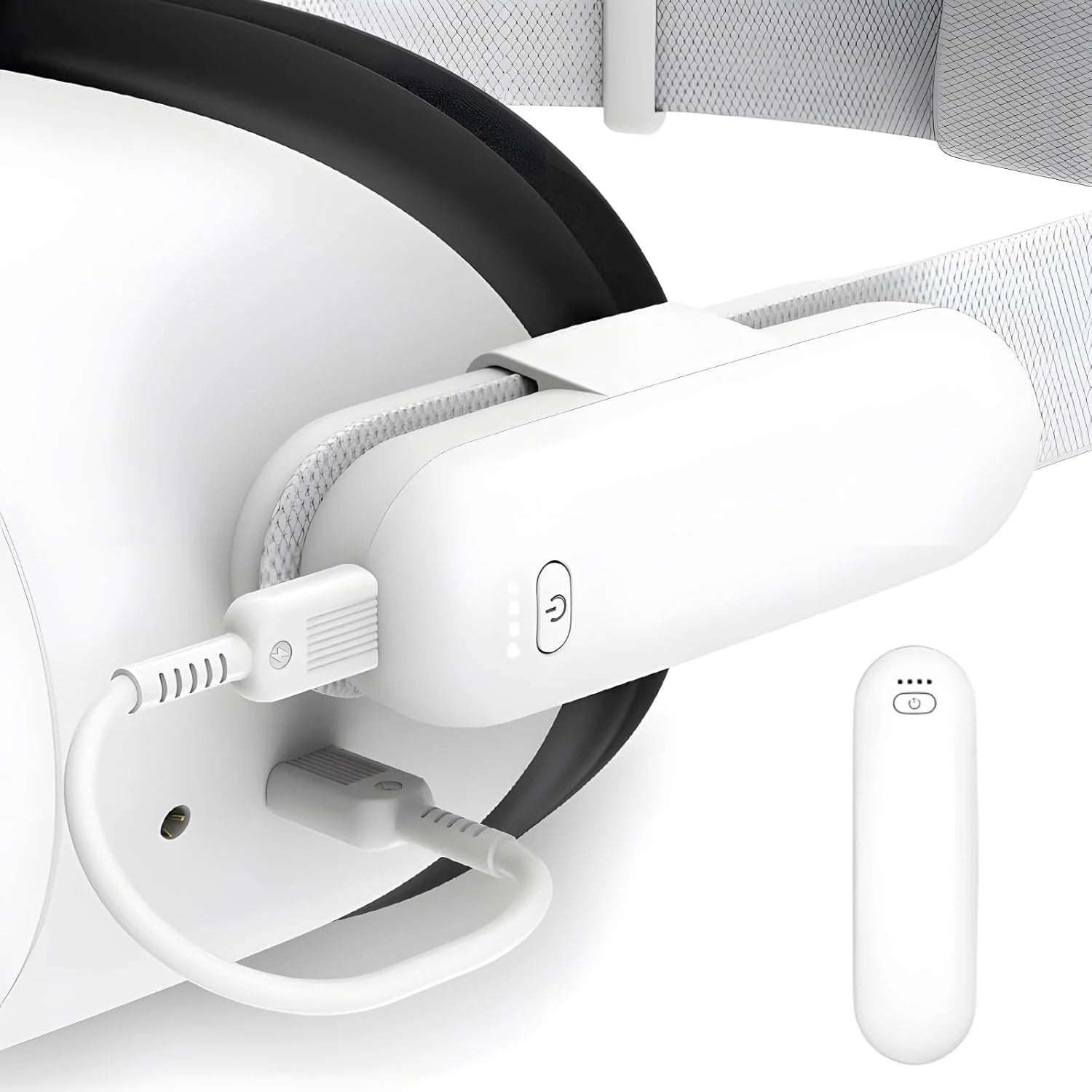 Battery Pack for Meta/Oculus Quest 2/Quest 3/Quest 3S, 5000mAh Portable Battery Pack Accessories, Extend Extra 2-4H Playtime