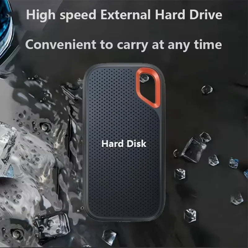 External Hard Drive 1TB Portable SSD 2TB High-speed Solid-state Drive 64TB Large Capacity Hard Drive for Laptops/PC/Phones/MAC