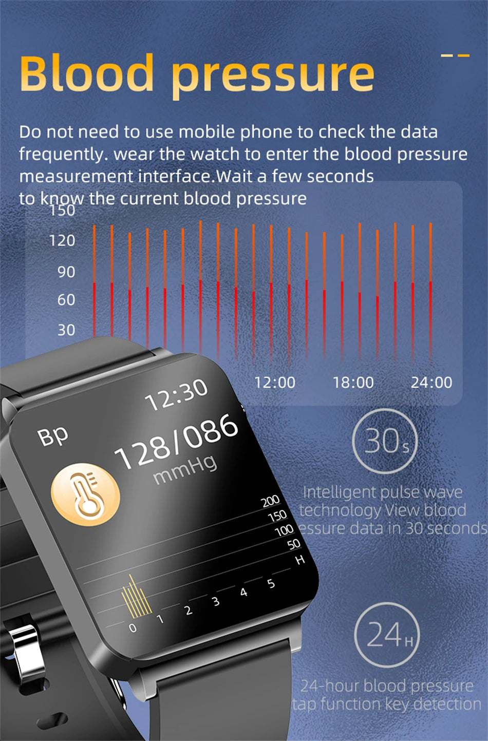 2025 New Blood Lipids Smart Watch Men ECG+PPG Heart Rate Body Temperature Monitor Women Smartwatch Fitness Tracker Sport Watches