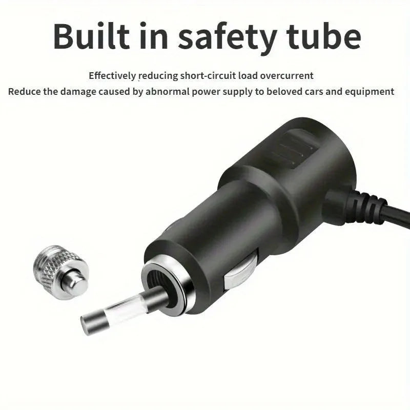 120W USB Car Charger 4-in-1 Multifunctional Socket Cigarette Lighter Quick Charge Power Adapter for iPhone Mobile Phone Charger