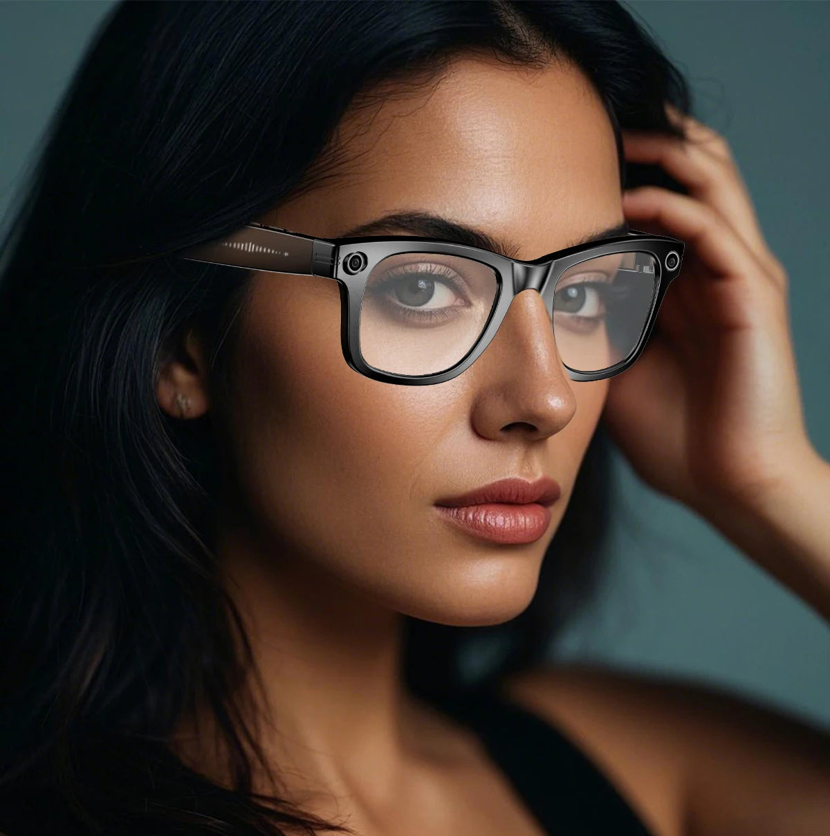 2025 New Travel Study Smart Glasses Men 800W HD Pixel Camera Video Recording WIFI Transmission Adjustable Prescription Glasses