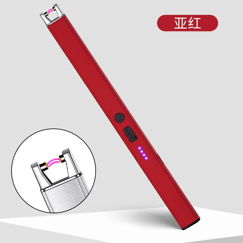 3/1 Windproof Fireles Electronic Lighter USB Rechargeable Arc Lighter with Safety Lock Portable Kitchen Outdoor BBQ Camping Tool