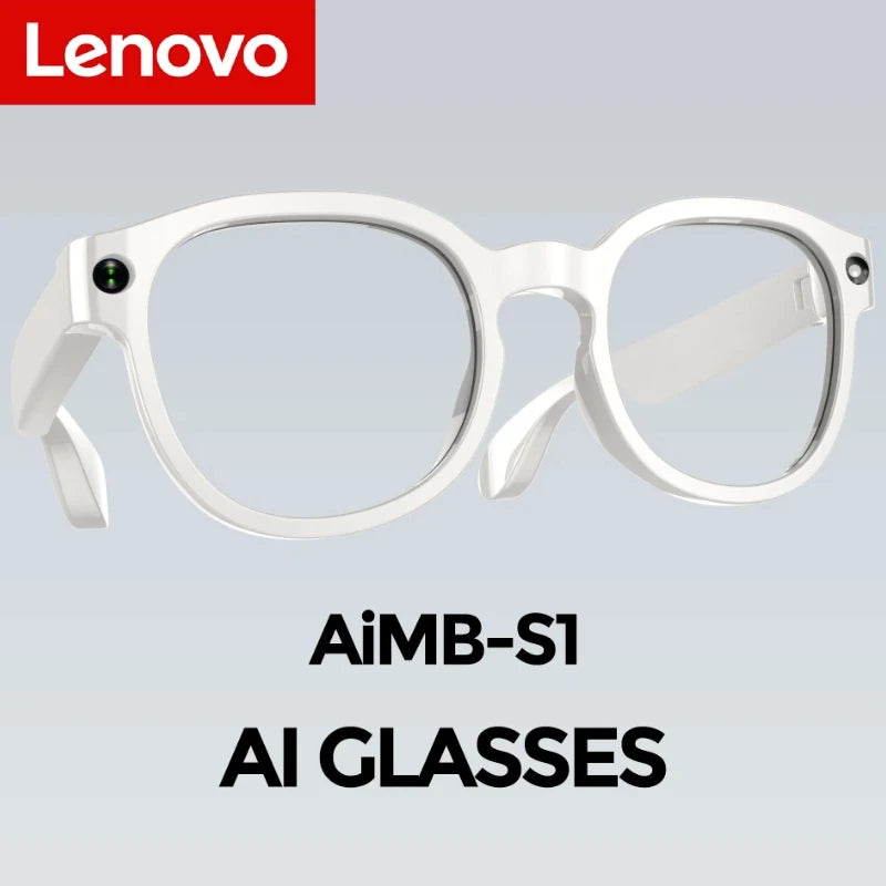 Lenovo AI Smart Glasses Video Recording HD Camera Shooting Multifunctional  AI Translation Image Conversation Music Sunglasses