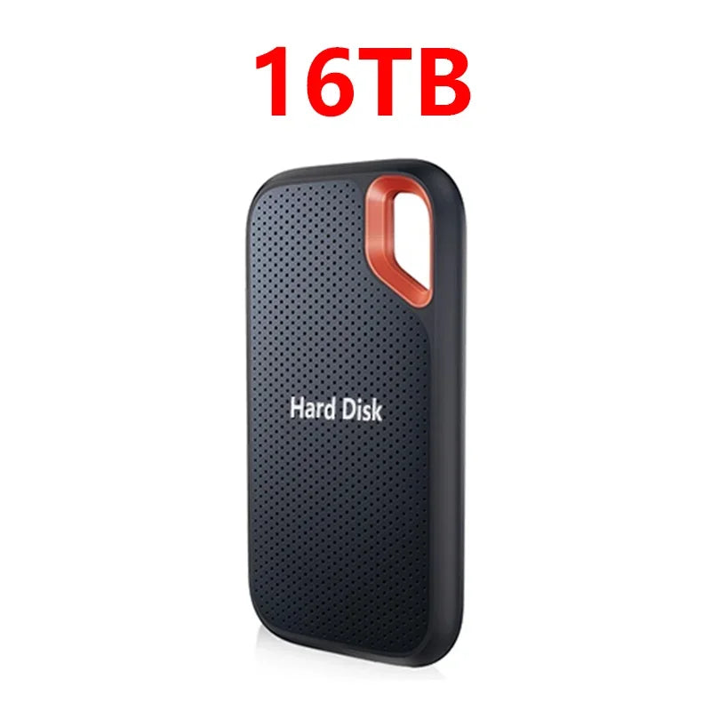 External Hard Drive 1TB Portable SSD 2TB High-speed Solid-state Drive 64TB Large Capacity Hard Drive for Laptops/PC/Phones/MAC