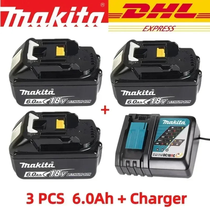 Authorize the sale of Original 18v Makita battery 6.0Ah BL1860B 5.0Ah BL1850B 9.0Ah 3.0Ah BL1830B-BL1820B+Stable 18V Output⭐⭐⭐⭐⭐