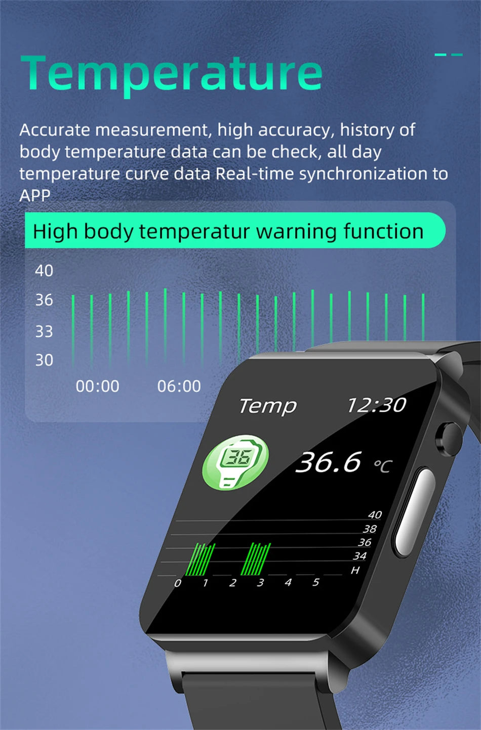 2025 New Blood Lipids Smart Watch Men ECG+PPG Heart Rate Body Temperature Monitor Women Smartwatch Fitness Tracker Sport Watches