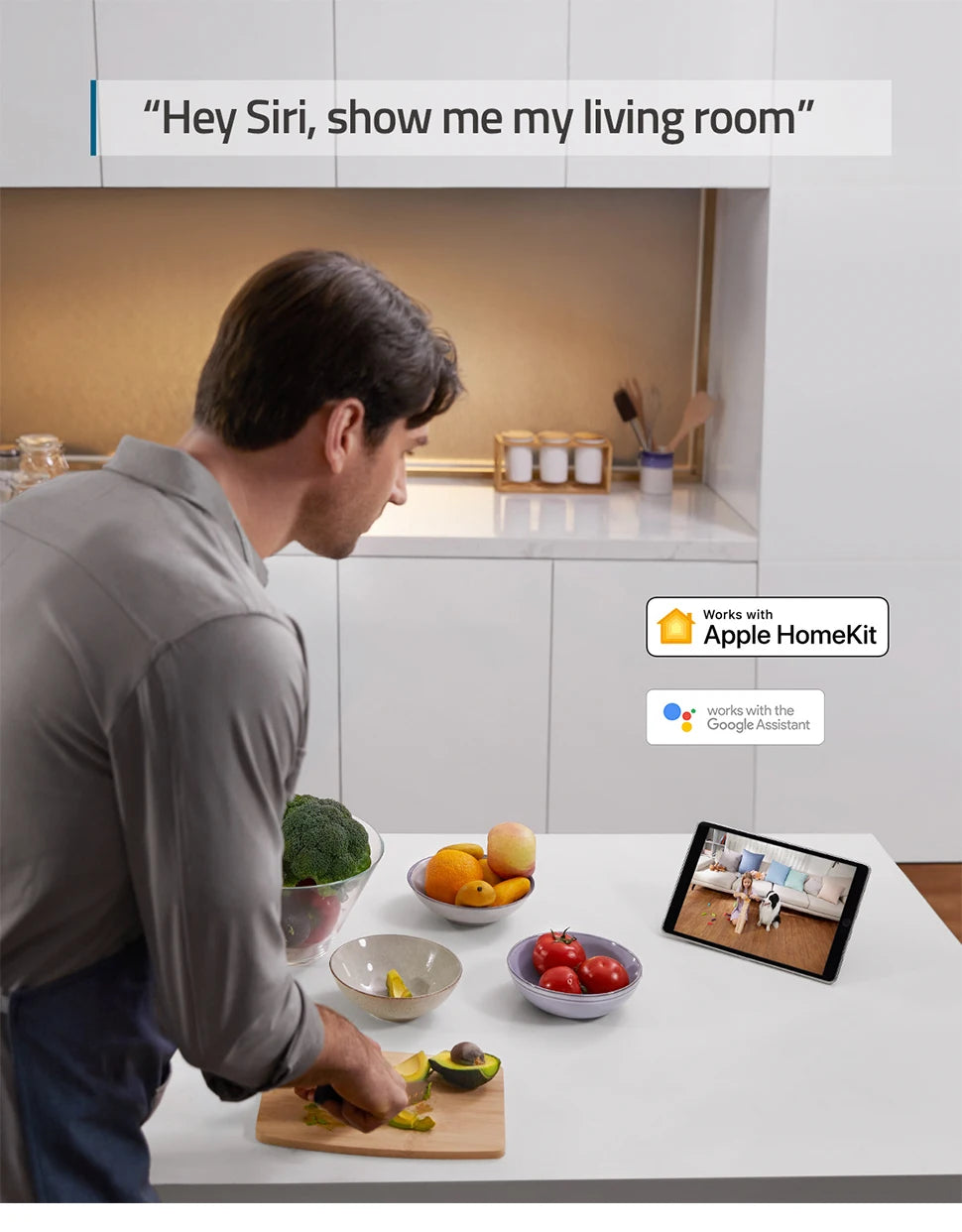 eufy Security Solo 2K Indoor Cam P24 Protect Pan & Tilt Mini Wifi Camera Human AI Voice Assistant Compatibility Motion Track