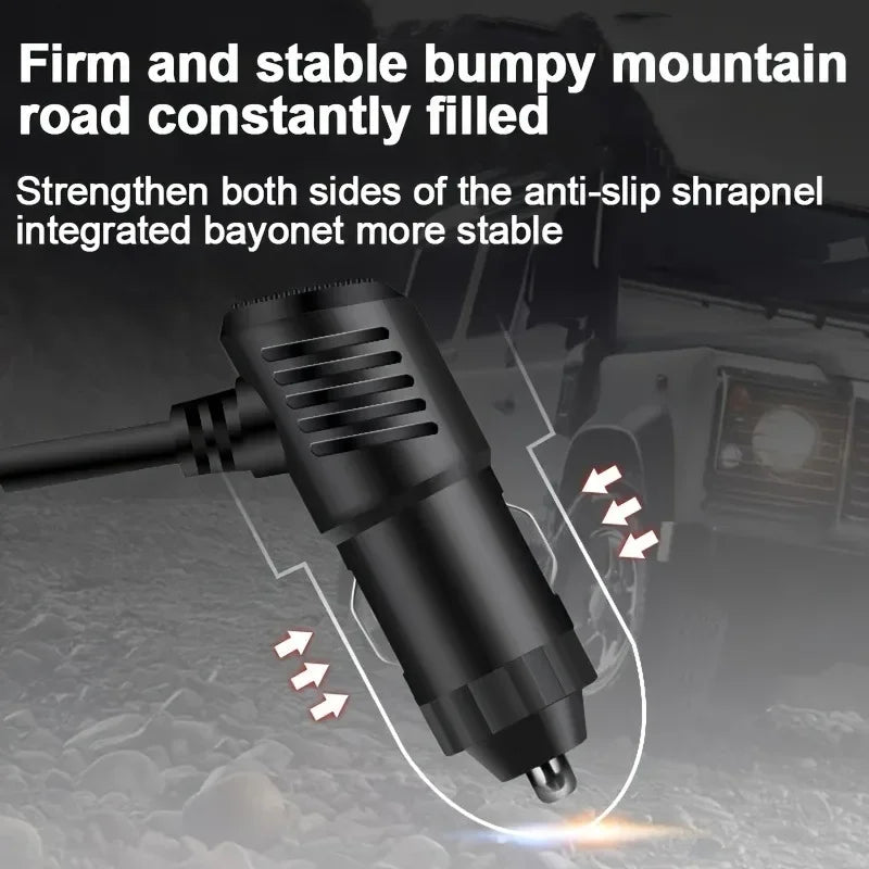 120W USB Car Charger 4-in-1 Multifunctional Socket Cigarette Lighter Quick Charge Power Adapter for iPhone Mobile Phone Charger