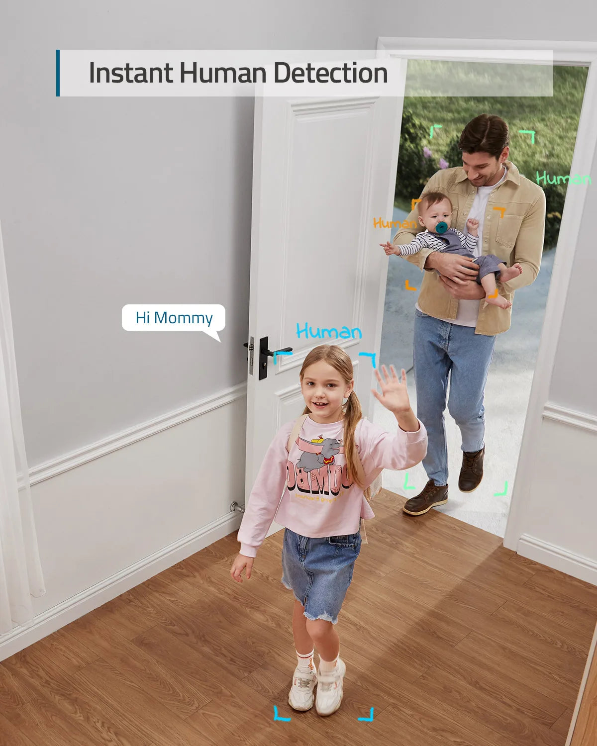 eufy Security Solo 2K Indoor Cam P24 Protect Pan & Tilt Mini Wifi Camera Human AI Voice Assistant Compatibility Motion Track