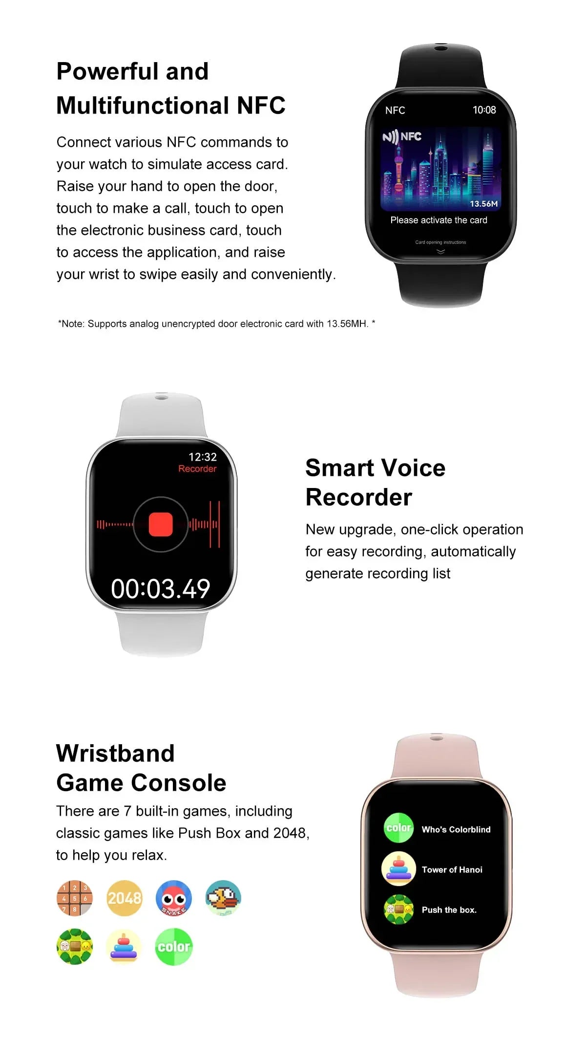 2026 New Original for Apple DT Watch 10 Smart Watch Men AMOLED 4GB Memory Music 3D Surround BT Call Waterproof smart watch Woman