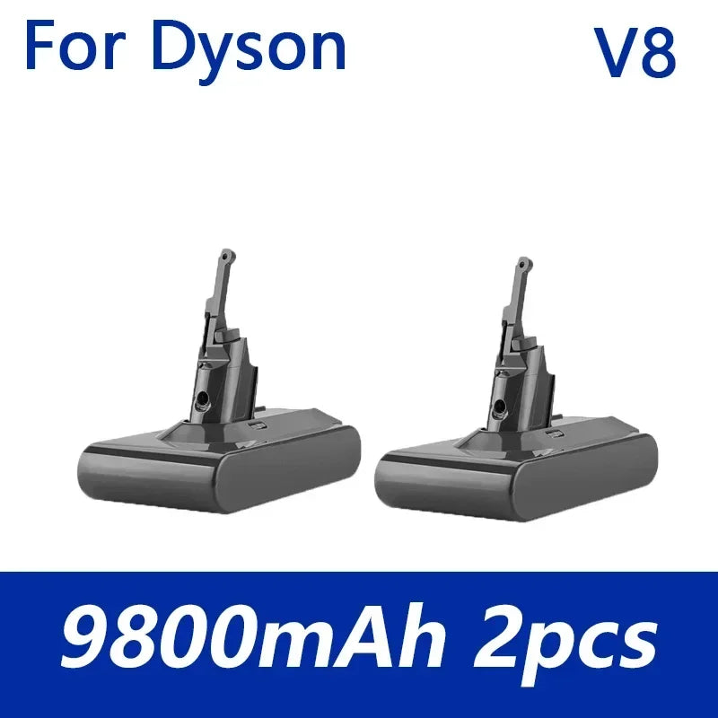 aoae 21.6V For Dyson V8 Battery Absolute V8 Animal Li-ion SV10 Vacuum Cleaner series Rechargeable batteries
