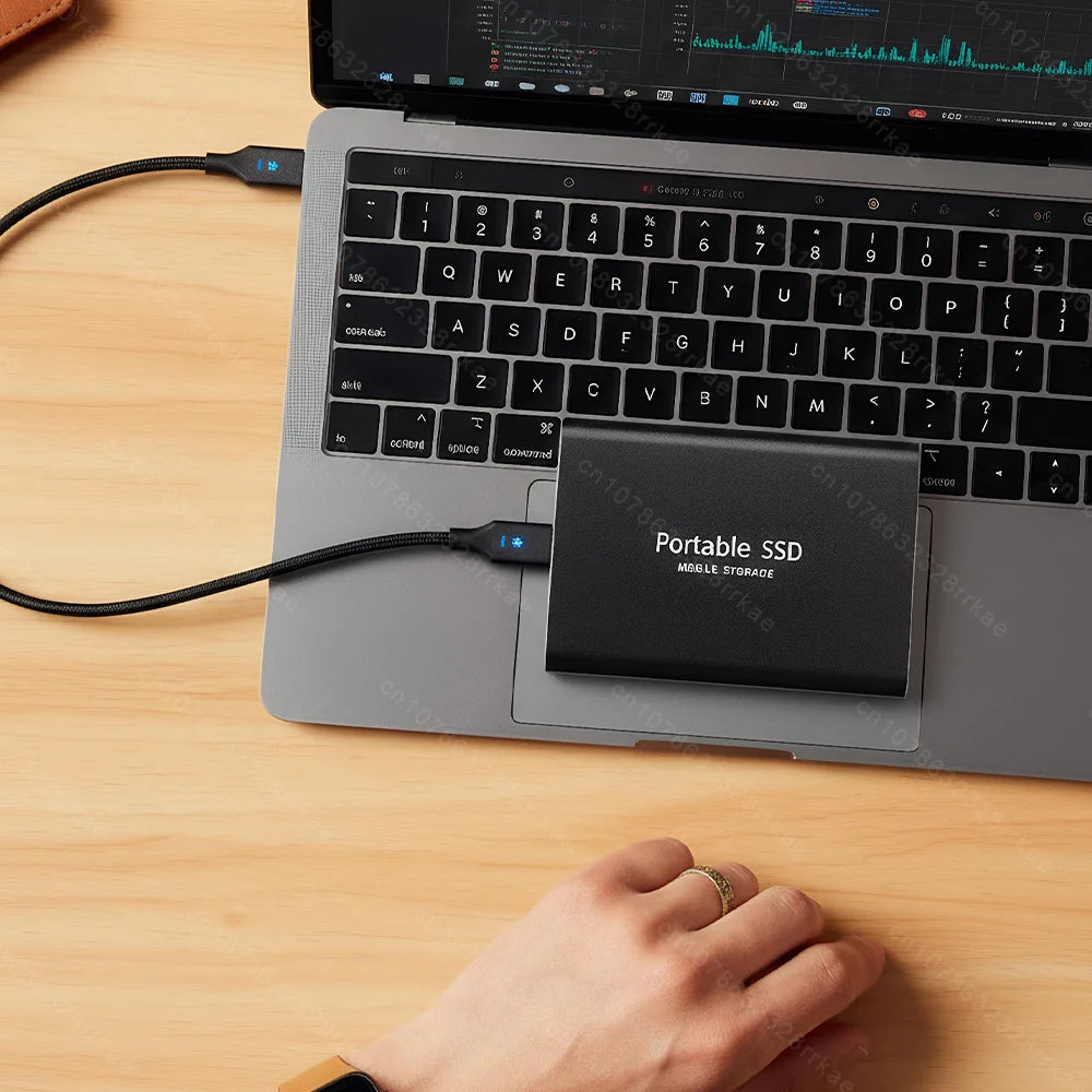 High-speed transfer portable external hard drive SSD 2TB 4TB 8TB large capacity storage  Solid State Disk for Pc/Laptops/Phones