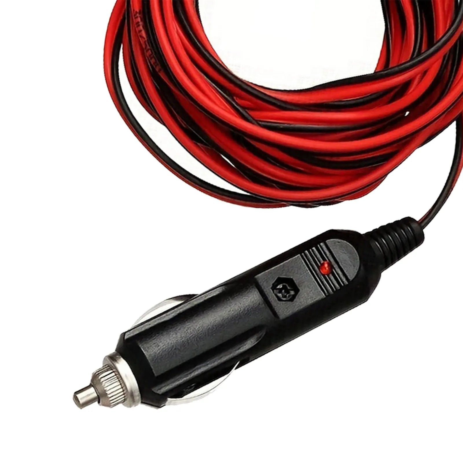 Car Cigarette Lighter Extension Cable Adapter Replacement Parts Durable Professional Wear Resistant Car Accessories 5M 12V