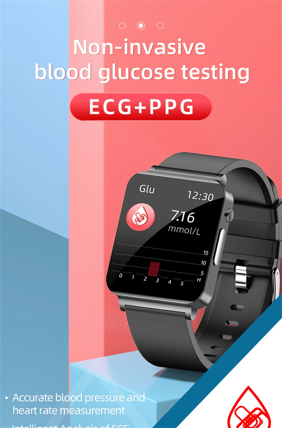 2025 New Blood Lipids Smart Watch Men ECG+PPG Heart Rate Body Temperature Monitor Women Smartwatch Fitness Tracker Sport Watches