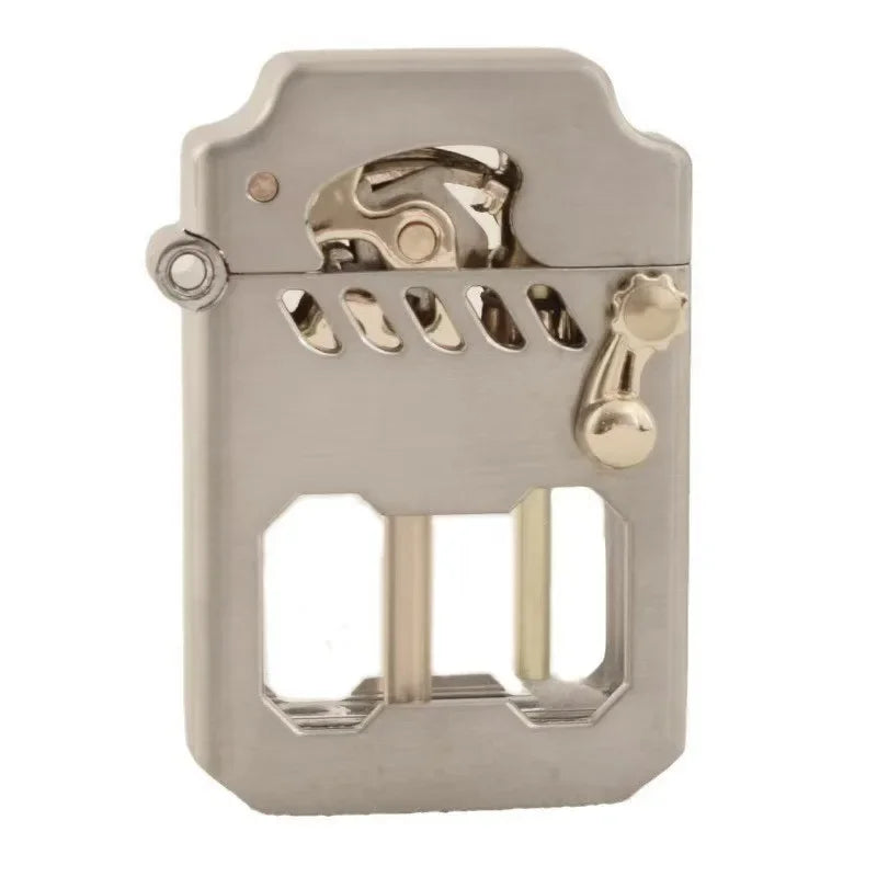2025 New Zorro Kerosen Lighter Cyber Mecha Transparent Bin Rocker Cool Classic Torrens Tide Men Lighters Wholesale