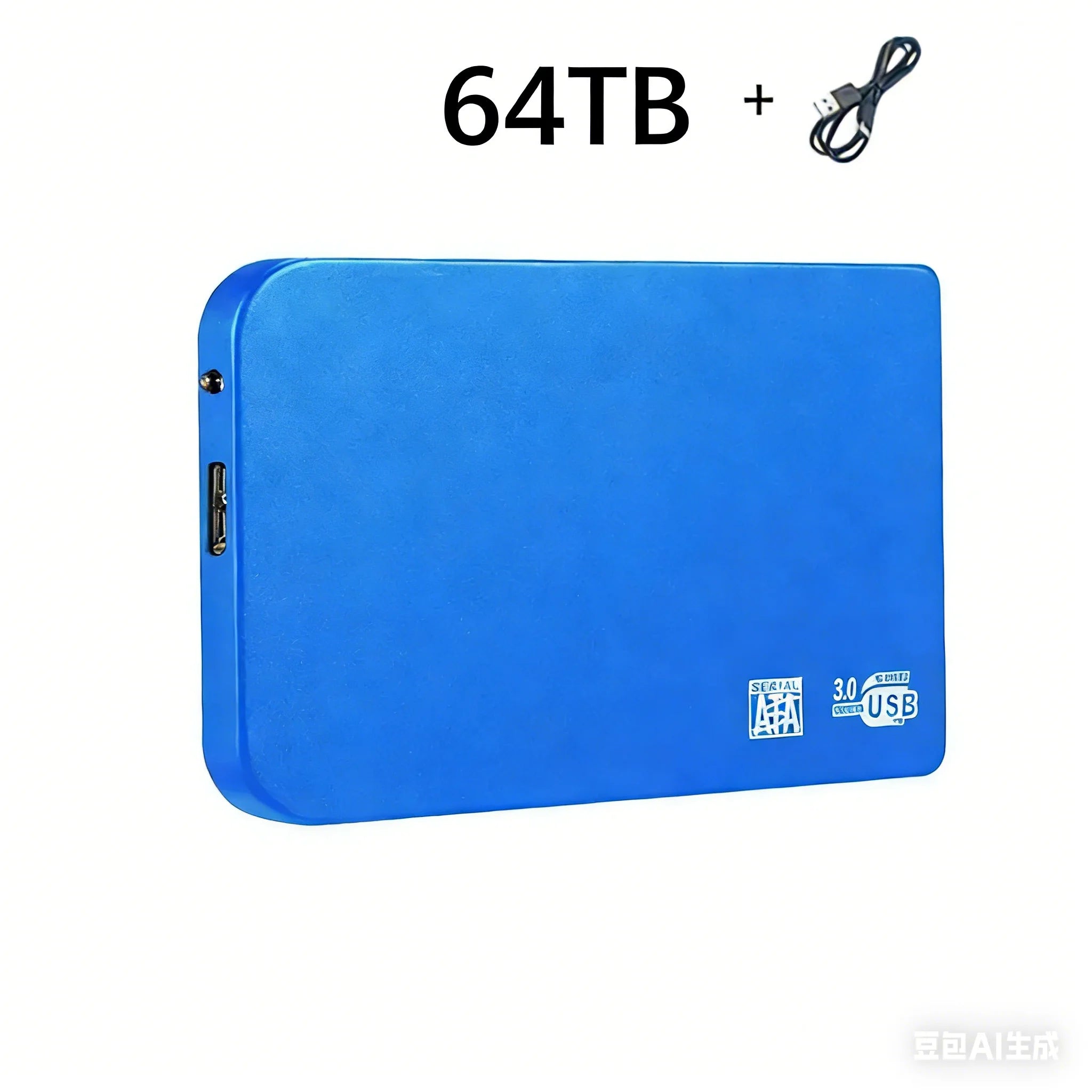 Lenovo XIAGAI 128TB High-speed SSD USB 3.0 Enclosure Mobile Hard Drive Cases for SD External Storage HDD Box With for Laptops
