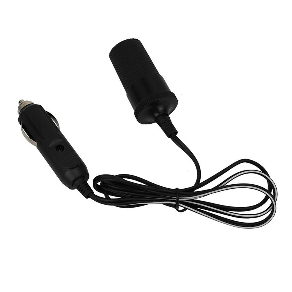 Car Cigarette Lighter Plug Socket Extension Cable 12V Car Power Distributor Car Female Socket Extension Cable 1m Car Supplies