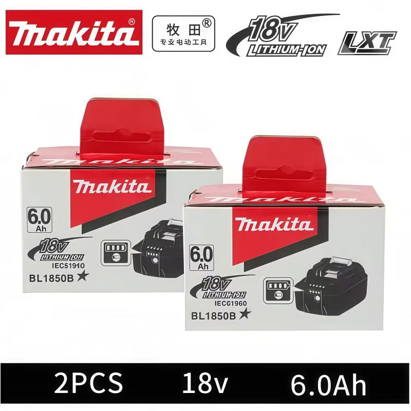 100% Original Makita 18V 6.0Ah battery, for Makita BL1830， BL1830B， BL1840 ，BL1840B ，BL1850 BL1860B power tools battery