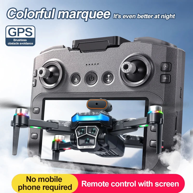 New A14 Pro Max Drone Aerial 8K HD Dual-Camera 5G WIFI GPS Brushless Motor Optical Flow Obstacle Avoidance RC Drone 18000M