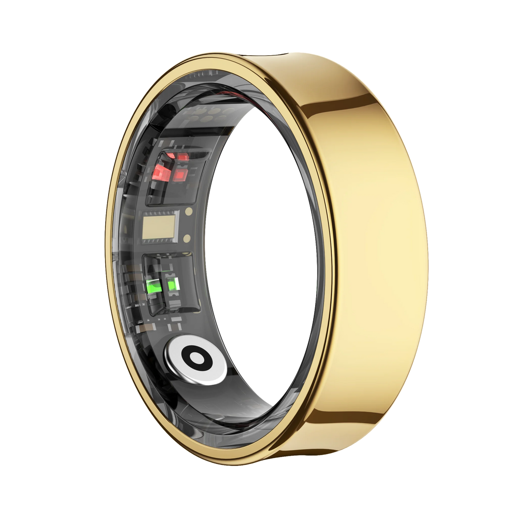 Amovan Smart Ring Premium Temperature Remote Control Sports Sleep Health Fitness Fasion Ring for Samsung iOS Phone for Woman Man