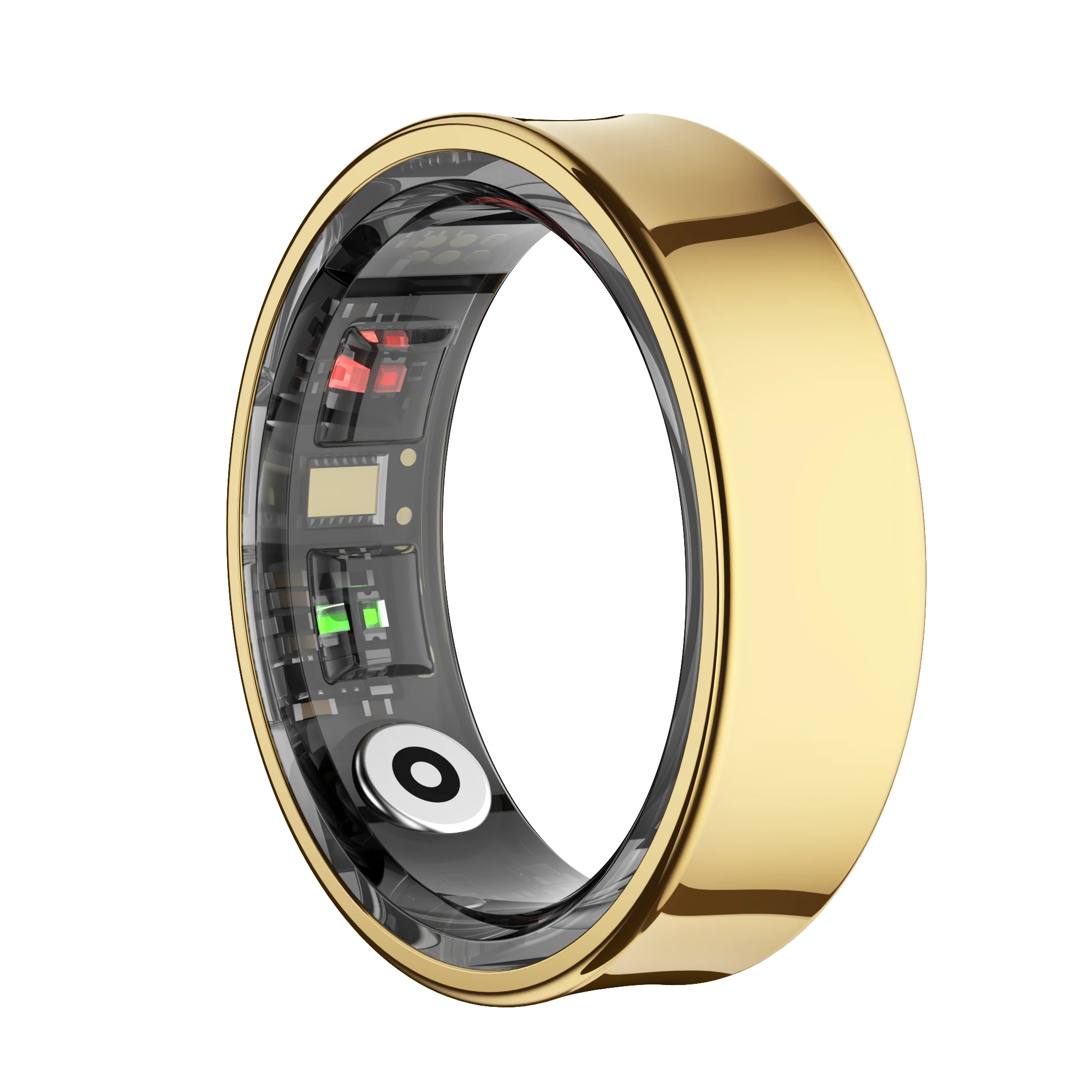 Amovan Smart Ring Premium Temperature Remote Control Sports Sleep Health Fitness Fasion Ring for Samsung iOS Phone for Woman Man