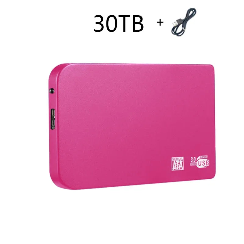 Lenovo XIAGAI 128TB High-speed SSD USB 3.0 Enclosure Mobile Hard Drive Cases for SD External Storage HDD Box With for Laptops