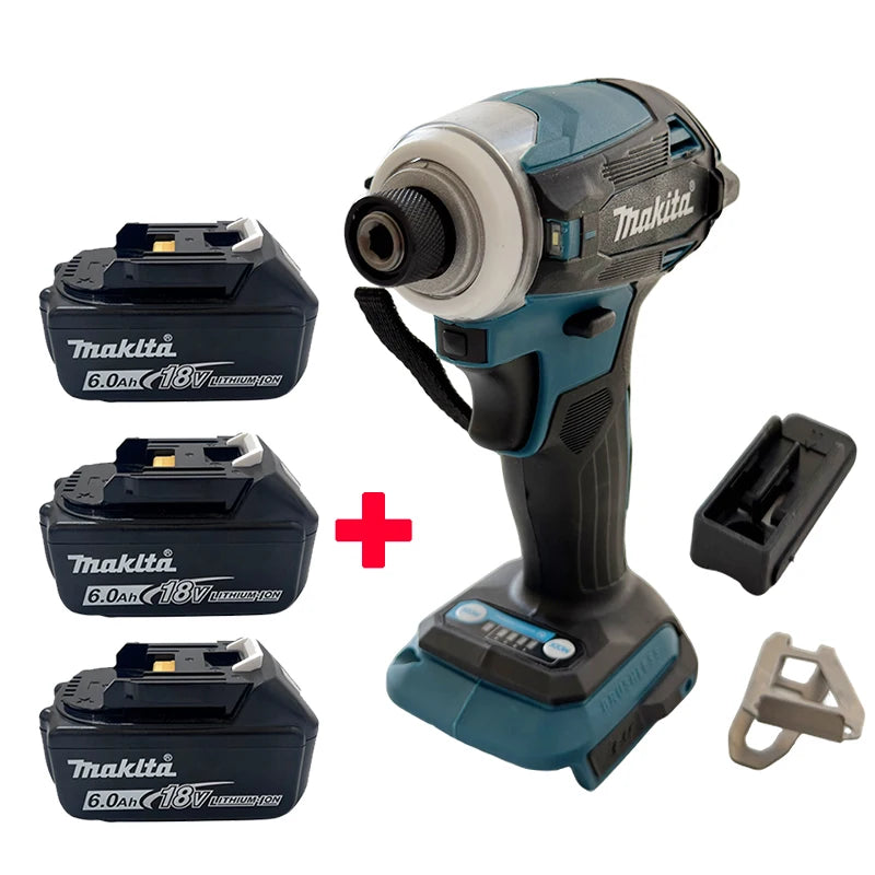 Makita DTD173 Brushless Electric Screwdriver Auto Repair Impact Screwdriver Batch 220N.m Electric Driver Tools For Makita18V