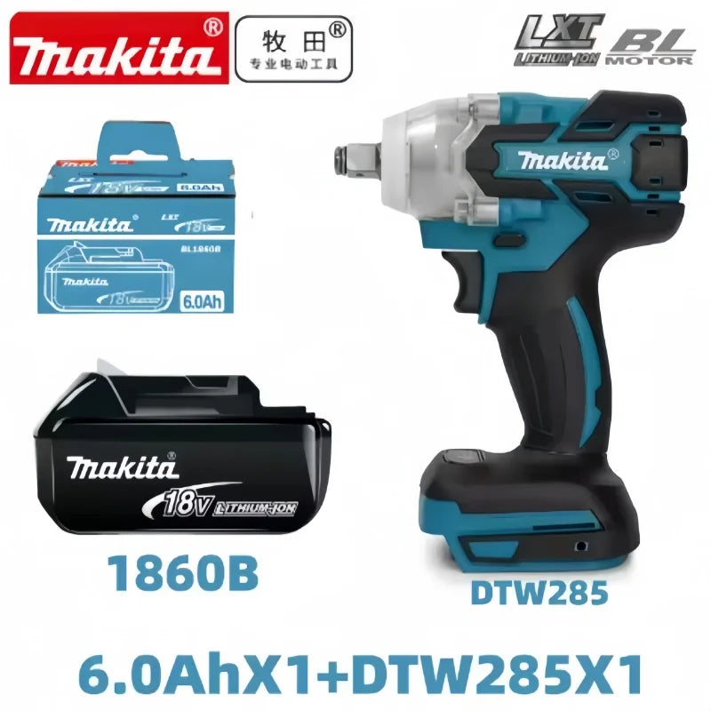 100% Original Makita 18V 6.0Ah battery, for Makita BL1830， BL1830B， BL1840 ，BL1840B ，BL1850 BL1860B power tools battery